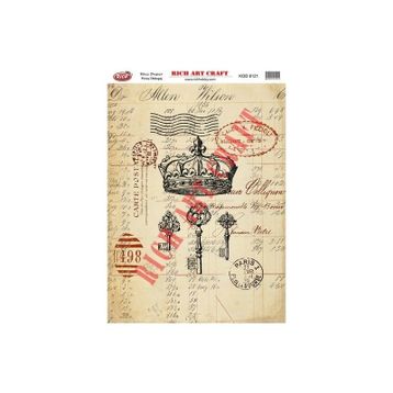 Rich 8121 Pirinç A3 Dekupaj Kağıdı