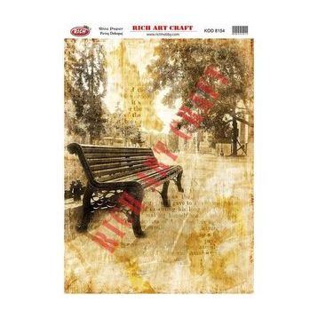 Rich 8154 33x48 cm Dekupaj Kağıdı