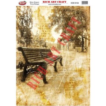 Rich 8154 33x48 cm Dekupaj Kağıdı