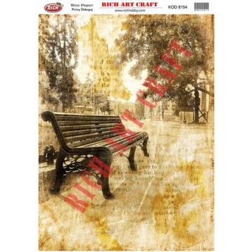 Rich 8154 33x48 cm Dekupaj Kağıdı