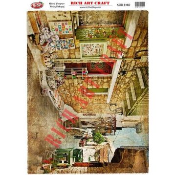 Rich 8160 33x48 cm Dekupaj Kağıdı