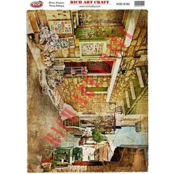 Rich 8160 33x48 cm Dekupaj Kağıdı