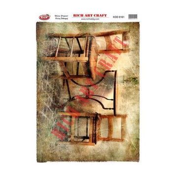 Rich 8161 33x48 cm Dekupaj Kağıdı