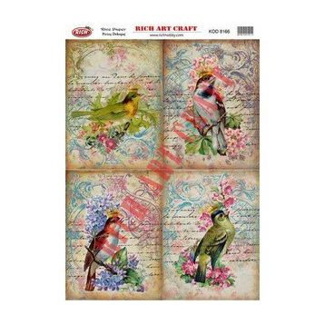 Rich 8166 33x48 cm Dekupaj Kağıdı