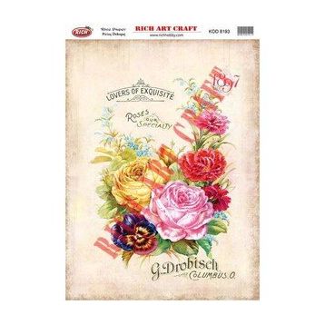 Rich 8193 Pirinç A3 Dekupaj Kağıdı