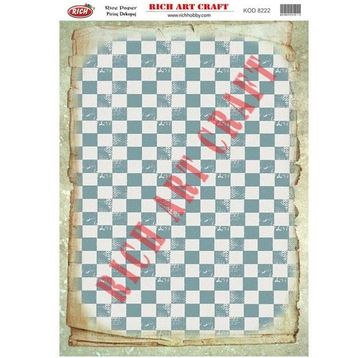 Rich 8222 Pirinç A3 Dekupaj Kağıdı