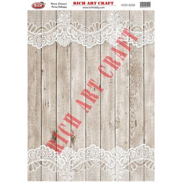 Rich 8256 Pirinç A3 Dekupaj Kağıdı