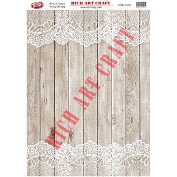 Rich 8256 Pirinç A3 Dekupaj Kağıdı