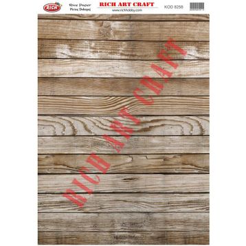 Rich 8258 Pirinç A3 Dekupaj Kağıdı