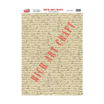 Rich 8263 Pirinç A3 Dekupaj Kağıdı