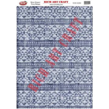 Rich 8290 Pirinç A3 Dekupaj Kağıdı