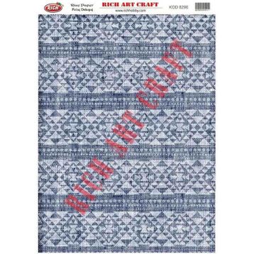 Rich 8290 Pirinç A3 Dekupaj Kağıdı