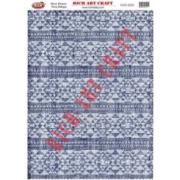Rich 8290 Pirinç A3 Dekupaj Kağıdı