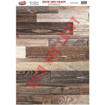 Rich 8296 Pirinç A3 Dekupaj Kağıdı