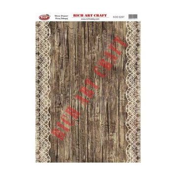 Rich 8297 Pirinç A3 Dekupaj Kağıdı
