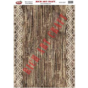 Rich 8297 Pirinç A3 Dekupaj Kağıdı