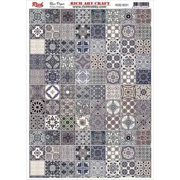 Rich 8331 Pirinç Dekupaj Kağıdı