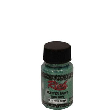 Rich 9016 Yeşil 50 cc Paint Simli Glitter Boya