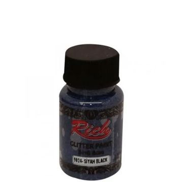 Rich 9024 Siyah 50 cc Paint Simli Glitter Boya