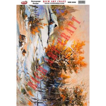 Rich 9392 33x48 cm Dekupaj Kağıdı