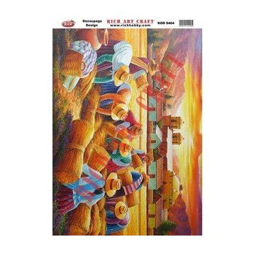 Rich 9404 33x48 cm Dekupaj Kağıdı