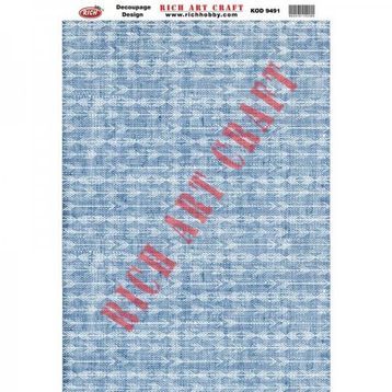 Rich 9491 33x48 cm Dekupaj Kağıdı