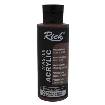 Rich Açık Kahve 120 cc 220 Akrilik Boya
