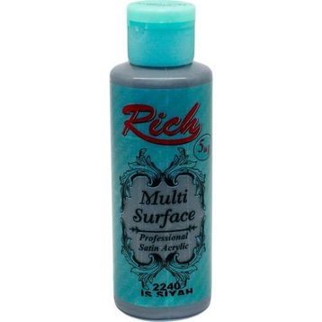 Rich Acrylıc 2240 İs Siyah 120 cc Akrilik Boya