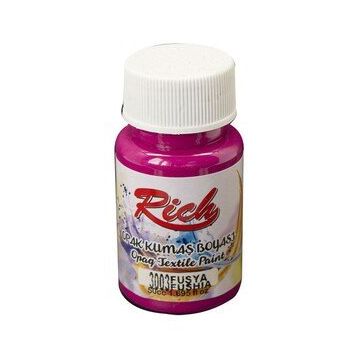 Rich Akrilik Fuşya 50 cc Kumaş Boyası