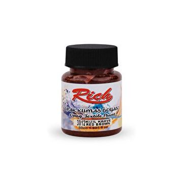 Rich Akrilik Kızıl Kahve 50 cc Kumaş Boyası