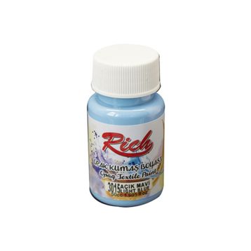 Rich Akrilik Mavi 50 cc Kumaş Boyası