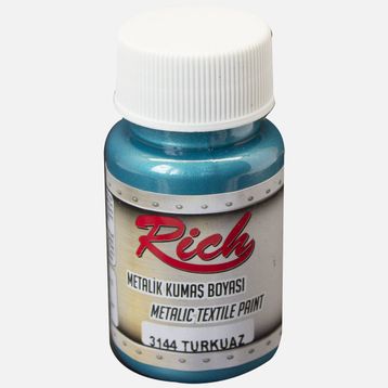 Rich Akrilik Turkuaz 50 cc Kumaş Boyası