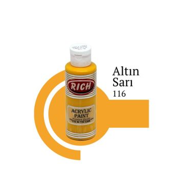 Rich Altın Sarı 130 ml Akrilik Boya