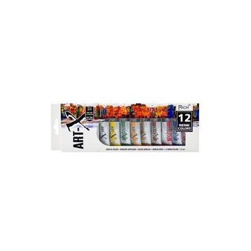 Rich Art-X 12 ml 12 Renk Tüp Akrilik Boya