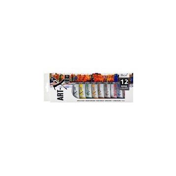 Rich Art-X 12 ml 12 Renk Tüp Akrilik Boya