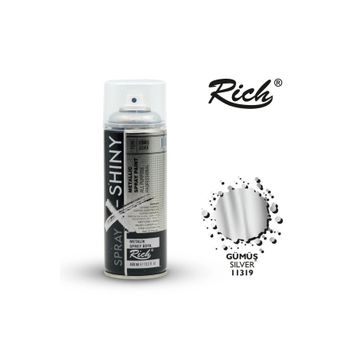 Rich Art-X Spray-X 113119 Gümüş 400 ml Sprey Boya