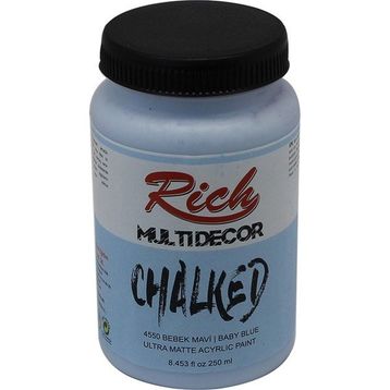 Rich Bebek Mavi 250 cc Multi Decor Chalked Akrilik Boya