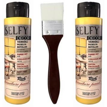 Rich Boya 5808 Roma Sarısı 500 CC Selfy Decor Vernikli Boya