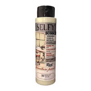Rich Boya 5840 Adaçayı 500 cc Selfy Decor Vernikli Mobilya Boyası