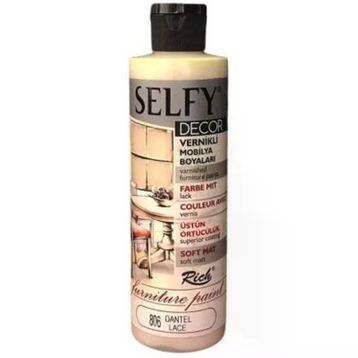 Rich Boya 806 Dantel 240 cc Selfy Decor Vernikli Mobilya Boyası