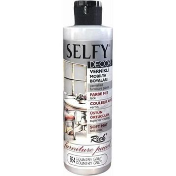 Rich Boya 864 Country Grey 240 CC Selfy Decor Vernikli Boya
