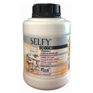 Rich Boya Antik Beyaz 1250 cc Selfy Decor Vernikli Mobilya Boyası