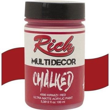 Rich Chalked 4590 Kırmızı 100cc Akrilik Boya