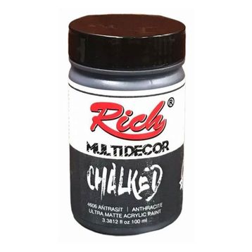Rich Chalked 4606 Antrasit 100 ml Akrilik Boya