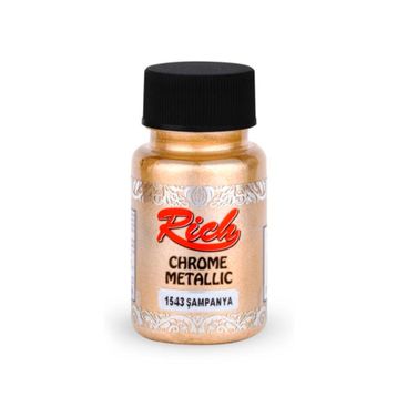 Rich Chrome 1543 Metalik Şampanya 50 cc Akrilik Boya