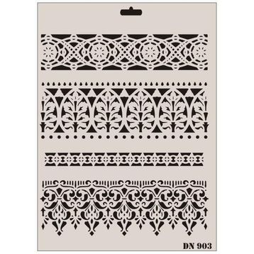 Rich Dantel Seri DN-903 35x25 cm Stencil
