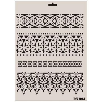 Rich Dantel Seri DN-903 35x25 cm Stencil