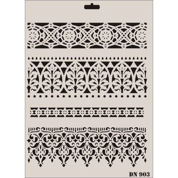 Rich Dantel Seri DN-903 35x25 cm Stencil