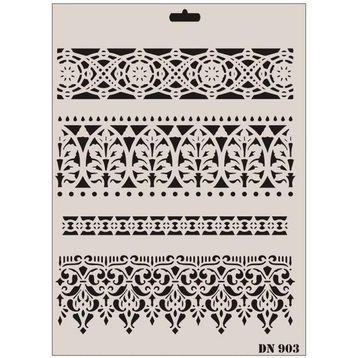 Rich Dantel Seri DN-903 35x25 cm Stencil