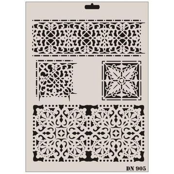 Rich Dantel Seri DN-905 35x25 cm Stencil